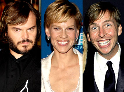 Jack Black, Hilary Swank, Jack McBrayer Jack Black, Hilary Swank, Jack McBrayer
